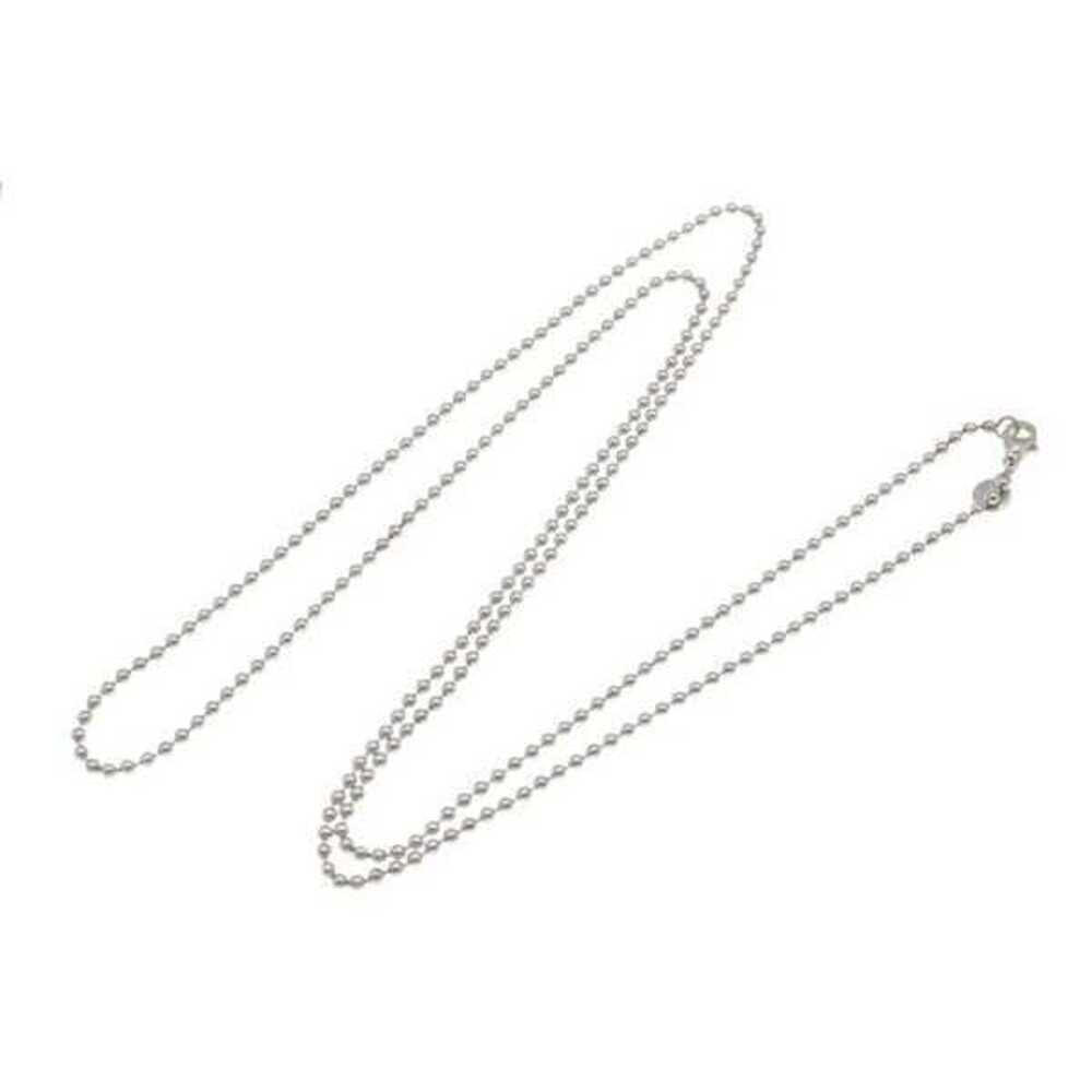 Tiffany Co necklace chain ball sterling silver accessory long